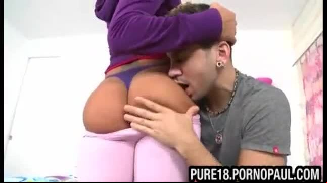 Cute teen fucked in her bedroom